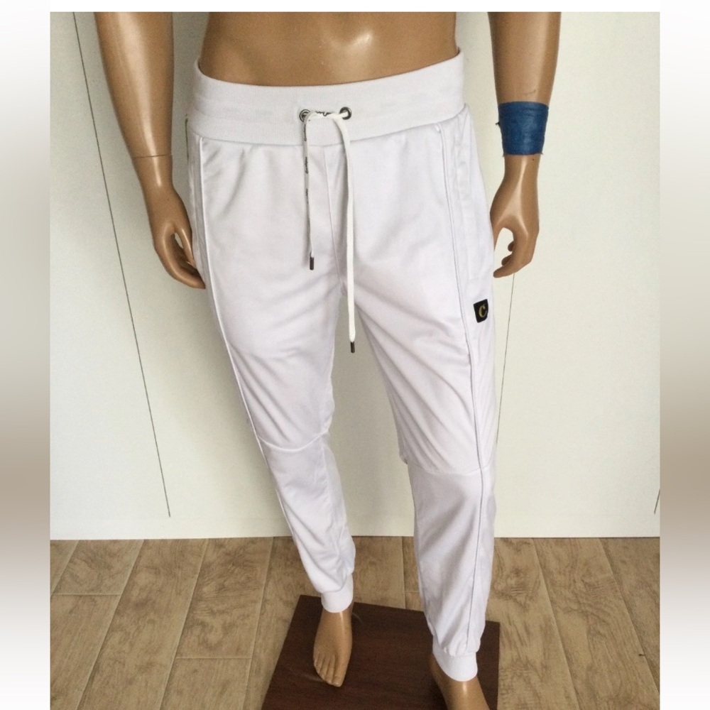 Cookies SF White Polyester Fleece Sweatpants Size L